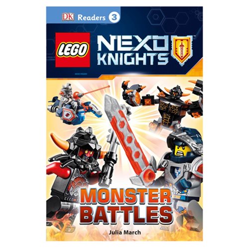LEGO Nexo Knights Monster Battles DK Readers 3 Hardcover Book